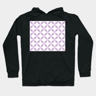 Abstract pattern - purple and white. Hoodie